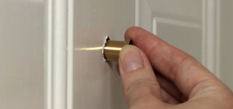 peephole door repair in Cutler